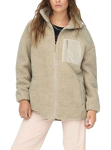 ONLY Damen ONLTRACY Sherpa Jacket CC OTW Jacke,...