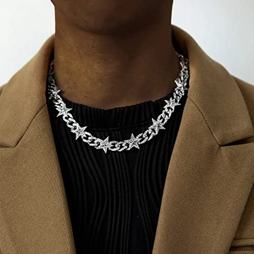 Halskette Anhänger Hip Hop Rap Iced Out Kette...