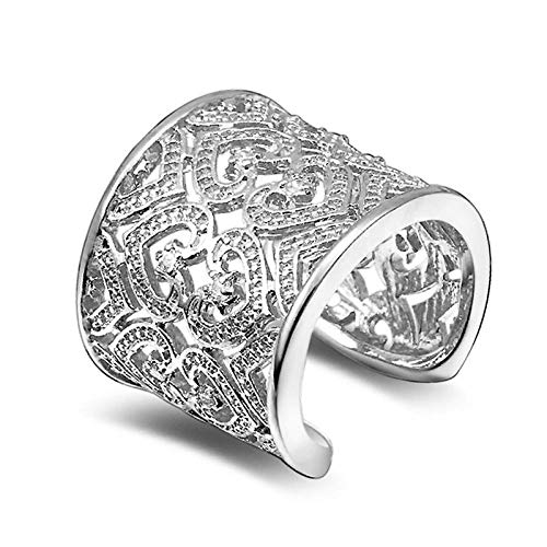 Damen 925 Sterling Silber Einzigartig Ringe,Micro...