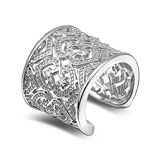 Damen 925 Sterling Silber Einzigartig Ringe,Micro...