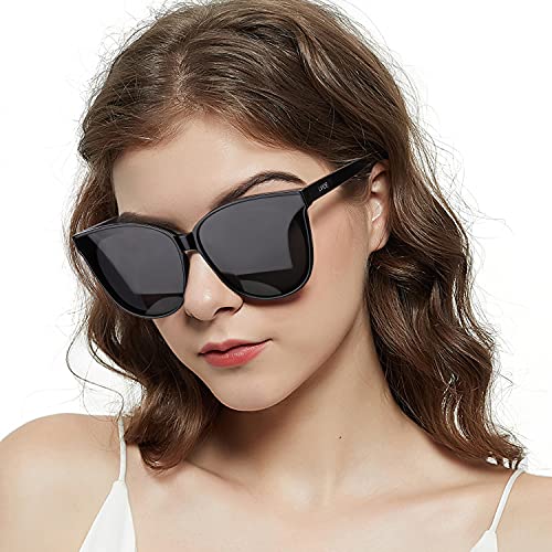 LVIOE Polarisierte Sonnebrille Damen Katzenauge...