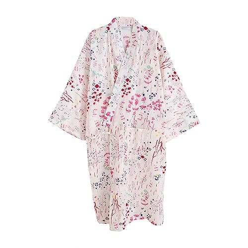 Rubruan Japanischer Kimono Nachthemd Bademantel...