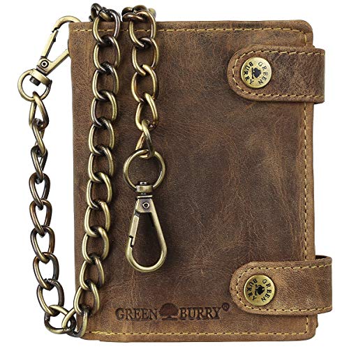 Greenburry Vintage RFID Leder Biker Wallet...