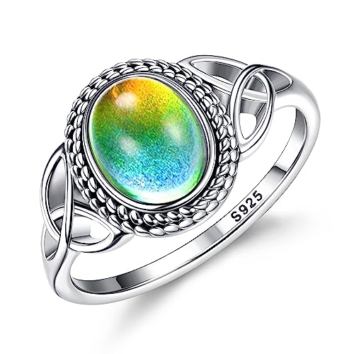 Diamday 925 Sterling Silber Stimmungsring für...