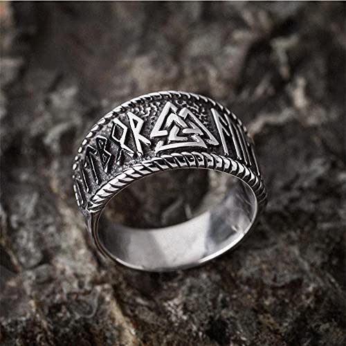 Fandao Odins Zeichen Valknut Rune Wikinger Ring,...