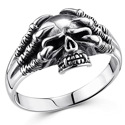 Materia Herrenring Totenkopf antik - Gothic Ring...
