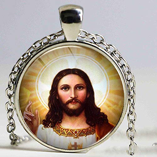 Halskette mit Jesus-Bibelanhänger für Mädchen,...