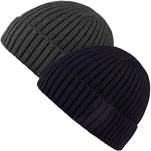 Chalier 2er Slouch Beanie Strickmütze...
