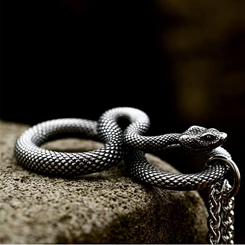 ZFSBRTL Massiver Edelstahl Cobra King Snake...
