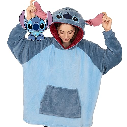 Disney Hoodie Damen Oversized Stitch Hoodie...