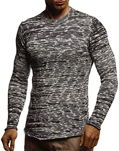 Leif Nelson Herren Strick-Pullover...