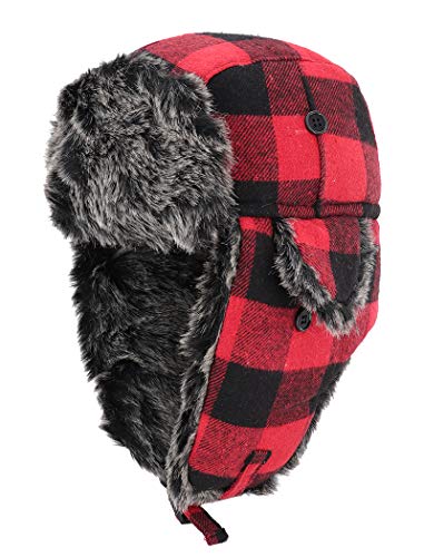 Gisdanchz Ushanka Chapka Herren Winterkappe Mit...