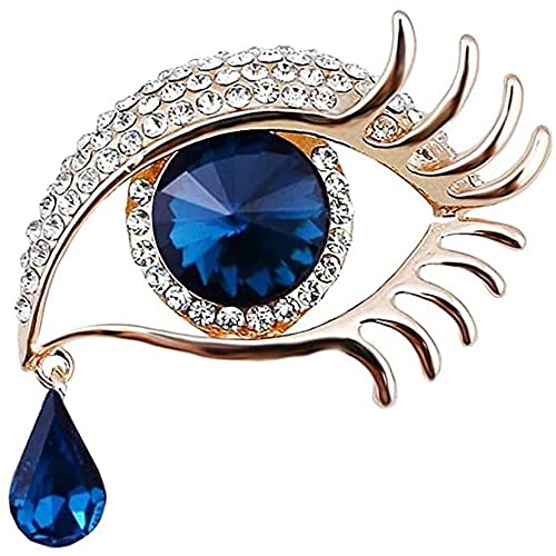 Zerreißt Auge Design Brosche Rhinestone，Damen...