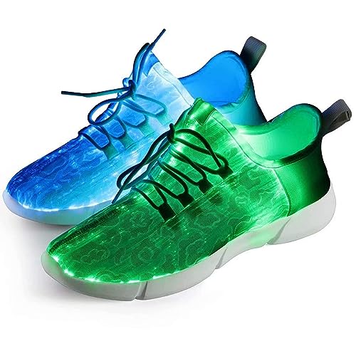 Fiber Optical Schuhe,LED Schuhe 7 Farben 4 Mods...