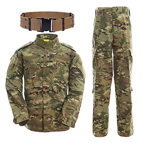 Tactical Suit, QMFIVE Herren Camouflage Camo...