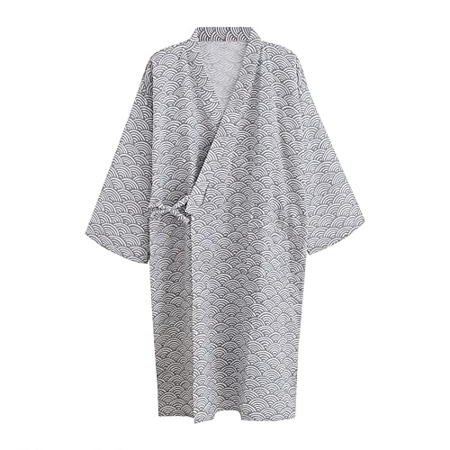G-LIKE Japanischer Kimono Nachthemd Bademantel –...