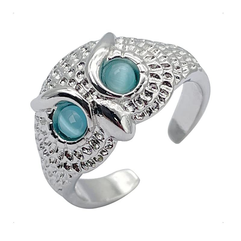 KONFEN Ring Verstellbar Silber Herren Damen,...
