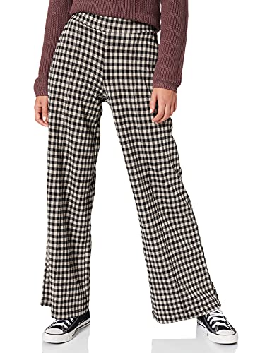 ICHI IHKATE CHECKY Wide PA Damen Hose Stoffhose...