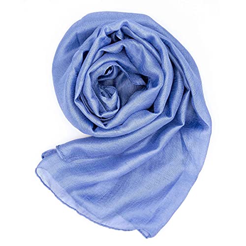 Colours & Beauty hellblaue Schal Damen Festlich |...