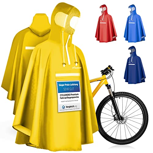 Regenponcho Fahrrad wasserdicht TEST SEHR GUT -...