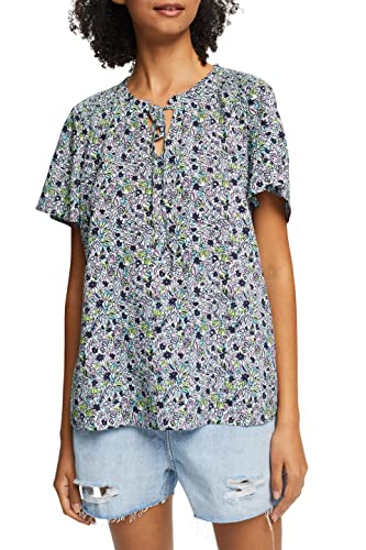 edc by ESPRIT Damen Bluse 062cc1f304, 384/Aqua...