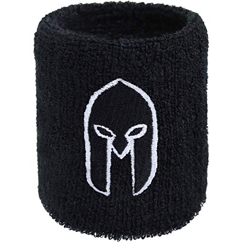 Sparta Helm Schweissband Totenkopf Stickerei...