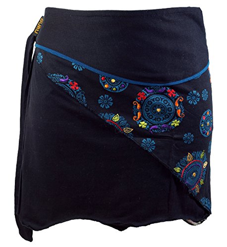 GURU SHOP Minirock Chic, Wickelrock, Damen Rock,...