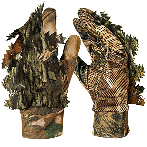 GUGULUZA 3D Camouflage Handschuhe Jagdhandschuhe...