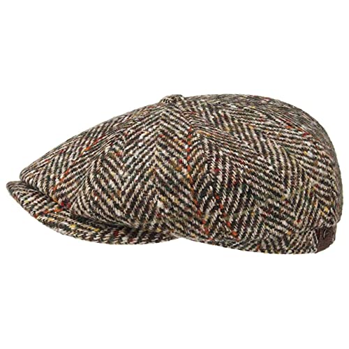 Stetson Hatteras Herringbone Cap Herren- Flatcap...