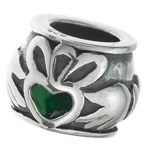 Claddagh-Ring aus 925er-Sterlingsilber, Emaille,...