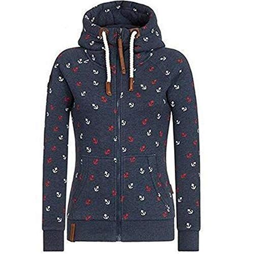 Newbestyle Jacke Damen Sweatjacke Hoodie...