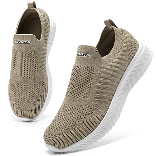 HKR Slip on Sneaker Damen Memory Foam Turnschuhe...