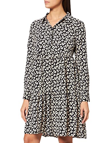 JDY Damen JDYpiper L/S AOP Shirt Dress WVN Noos...