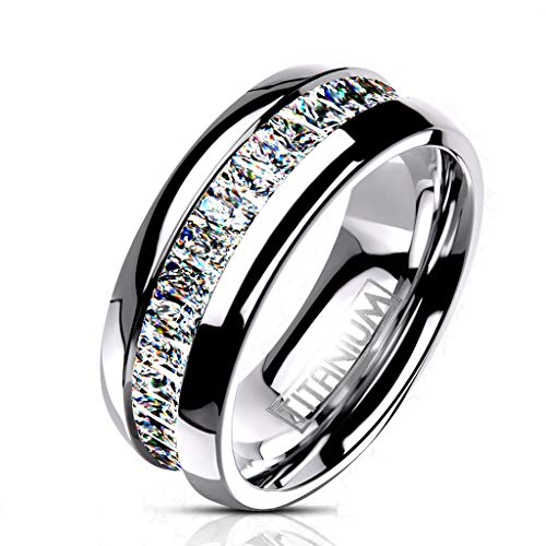 Paula & Fritz® Ring Damen Silber Zirkonia Klar...