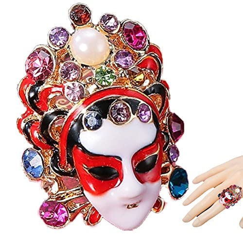 vepoty Chinesischer Stil Peking Opera Dao Dan Mask...