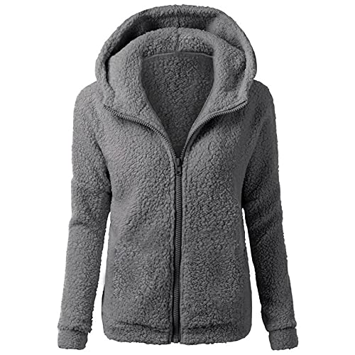 Damen Warm Fleecejacke Fleecejacke Warm Lang...