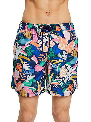 ESPRIT Bade-Shorts mit tropischem Print