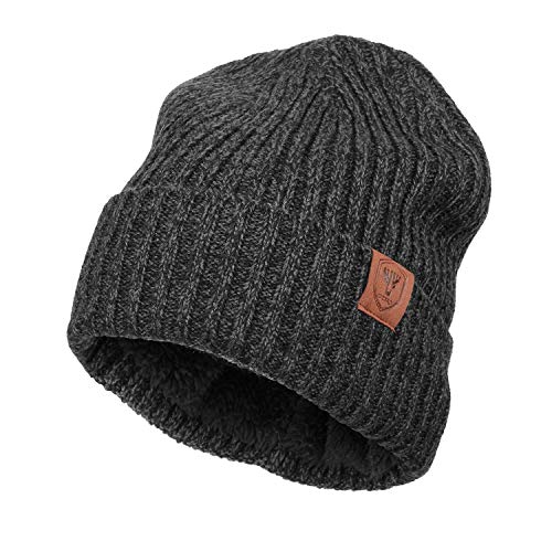 OZERO Winter Beanie Mütze,Thermo Strickmütze...