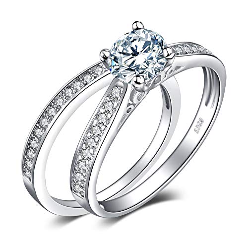 JewelryPalace Verlobungsring Paar Eheringe Ring...