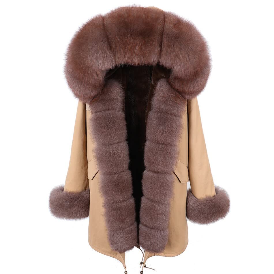OBCPD Damenjacke Jacke Kapuze schwarz Damen Parkas...
