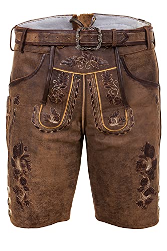 Bayerische Traditionelle Kurze Lederhose Thomas...