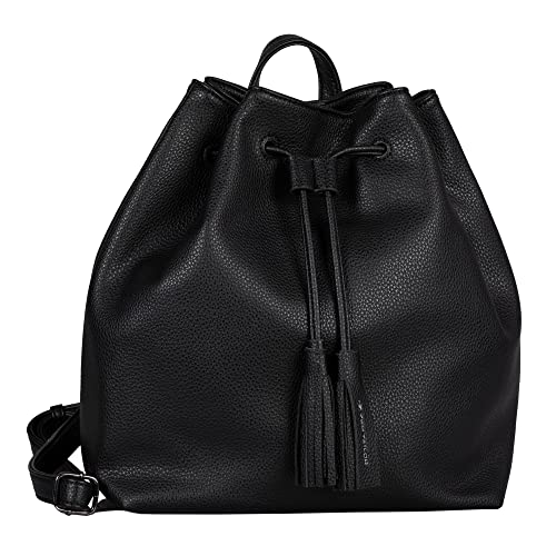 TOM TAILOR, CAMILLA, Damen, Rucksack, M, Schwarz