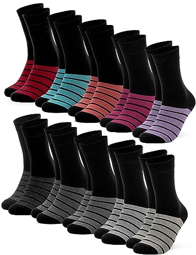 Occulto Damen Farbige Socken 10er Pack (Modell:...