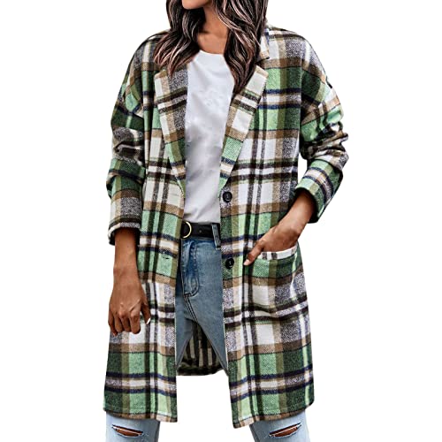DondPO Hemdjacke Damen Herbst Baumwolle mit Kapuze...