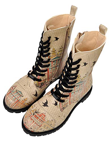 DOGO Damen Zipsy Mode-Stiefel, Multicolor, 38 EU