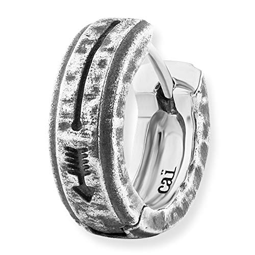 cai Herren Single-Ohrring 925/- Sterling Silber...