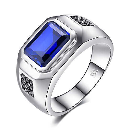 JewelryPalace Männer 4.3ct Erstellt Blaue Saphir...